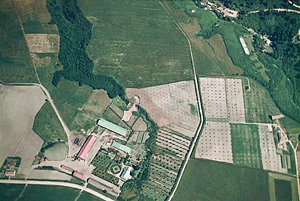 Spalvotosios aerofotografijos bandymas